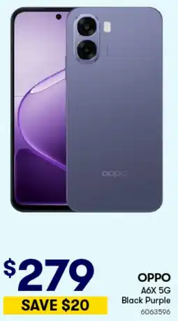 Woolworths Oppo a6x black purple offer