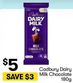 BIG W Cadbury Dairy Milk Chocolate offer