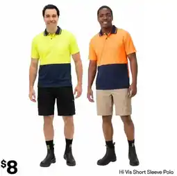BIG W Hi Vis Short Sleeve Polo offer