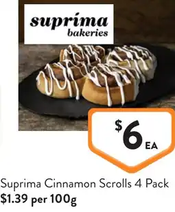 Foodworks Suprima Cinnamon Scrolls offer
