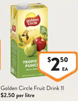Foodworks Golden Circle Fruit Drink offer