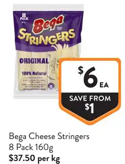 Foodworks Bega Cheese Stringers offer