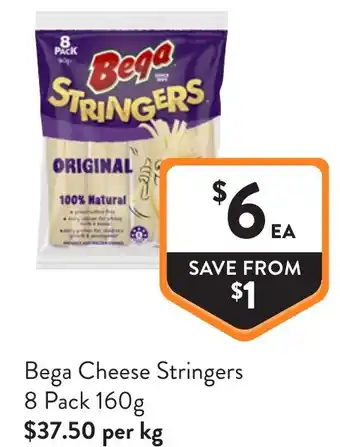 Foodworks Bega Cheese Stringers offer