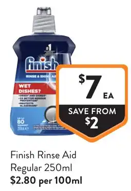 Foodworks Finish Rinse Aid Regular offer