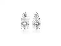 Georgini Aurora Australis Earrings Silver