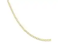 Bevilles Jewellery 9ct Yellow Gold Fine Open Curb Chain Necklace 45cm offer