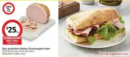 Coles Don Australian Made Champagne Ham offer