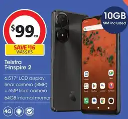 Coles Telstra T-Inspire 2 offer