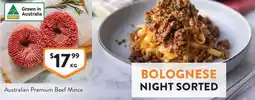 Foodworks Australian Premium Beef Mince offer