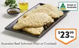 Foodworks Australian Beef Schnitzel offer