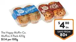 Foodworks The Happy Muffin Co. Muffins offer