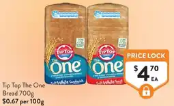 Foodworks Tip Top The Oneo Bread offer