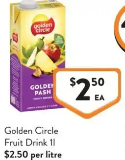 Foodworks Golden Circle Fruit Drink offer