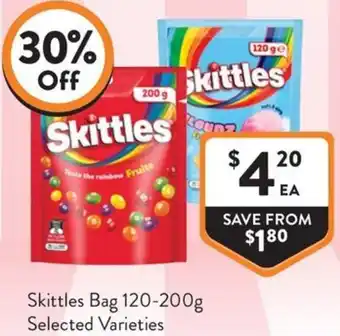 Foodworks Skittles Bag offer