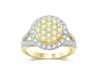 Bevilles Jewellery 18ct Yellow Gold 1.60ct Diamond Ring - L offer