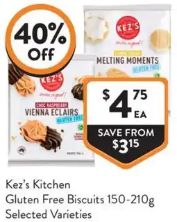 Foodworks Kez's Kitchen Gluten Free Biscuits offer