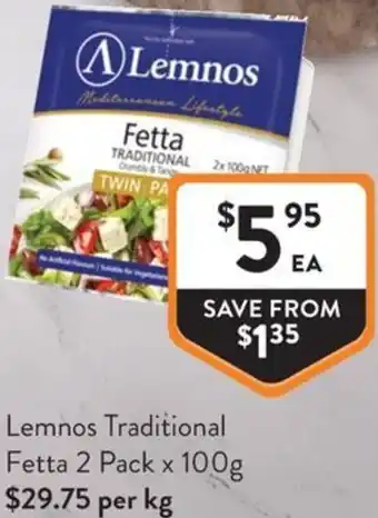 Foodworks Lemnos Traditional Fetta offer