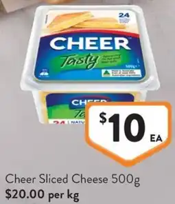 Foodworks Cheer Sliced Cheese offer