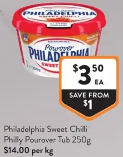 Foodworks Philadelphia Sweet Chilli Philly Pourover Tub offer