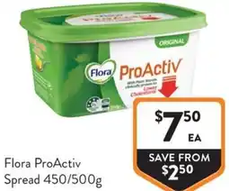 Foodworks Flora ProActiv Spread offer