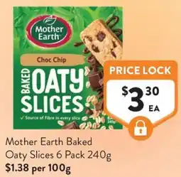Foodworks Mother Earth Baked Oaty Slices offer