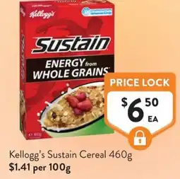Foodworks Kellogg's Sustain Cereal offer