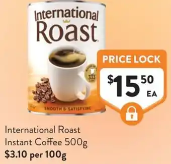 Foodworks International Roast Instant Coffee offer