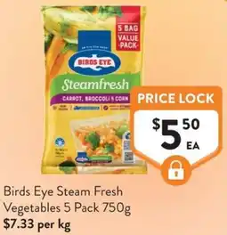Foodworks Birds Eye Steam Fresh Vegetables offer