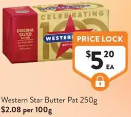 Foodworks Western Star Butter Pat offer