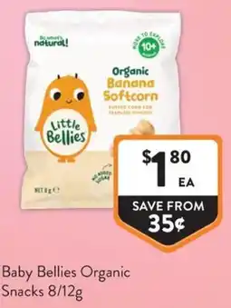 Foodworks Baby Bellies Organic Snacks offer