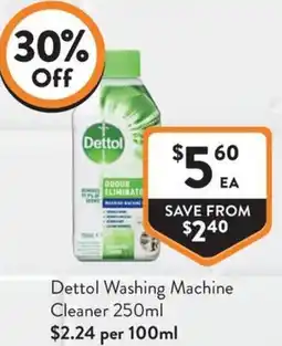 Foodworks Dettol Washing Machine Cleaner offer