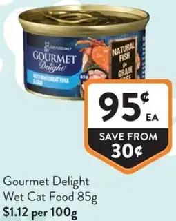 Foodworks Gourmet Delight Wet Cat Food offer