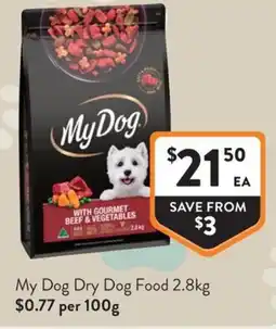Foodworks My Dog Dry Dog Food offer