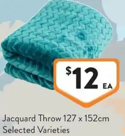 Foodworks Jacquard Throw offer