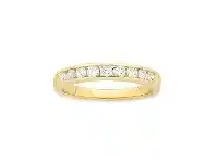 Bevilles Jewellery 9ct Yellow Gold Diamond Eternity Ring 0.50ct - Q offer