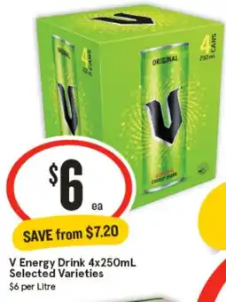 IGA V Energy Drink offer