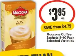 IGA Moccona Coffee Sachets offer