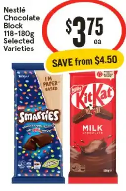 IGA Nestlé Chocolate Block offer