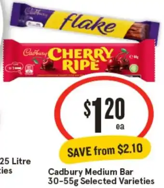 Cadbury Medium Bar