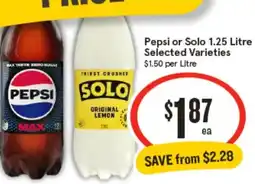 IGA Pepsi or Solo offer