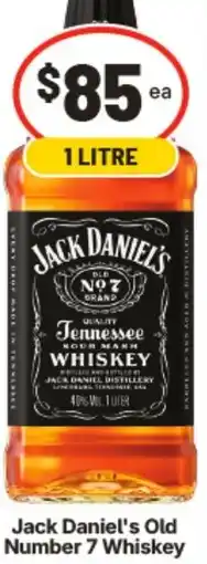 IGA Jack Daniel's Old Number 7 Whiskey offer