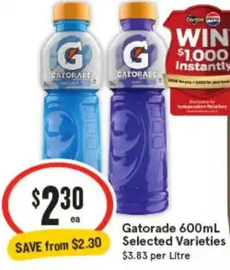 IGA Gatorade offer