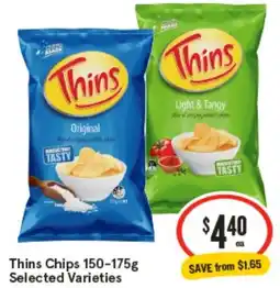 IGA Thins Chips offer