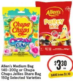IGA Allen's Medium Bag or Chupa Chups Jellies Share Bag offer