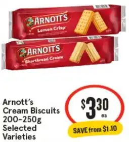 IGA Arnott's Cream Biscuits offer