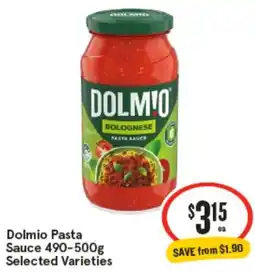 IGA Dolmio Pasta Sauce offer