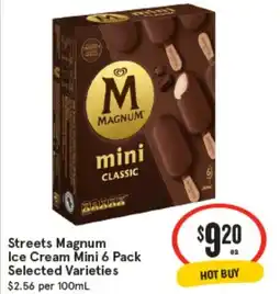 IGA Streets Magnum Ice Cream Mini offer
