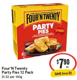 IGA Four 'N Twenty Party Pies offer