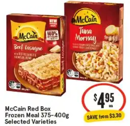 IGA McCain Red Box Frozen Meal offer