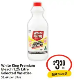 IGA White King Premium Bleach offer